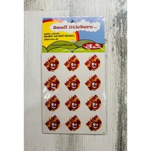 Rare Scratch & sniff happy Allie scented Sticker Matte pack Hot Stuff